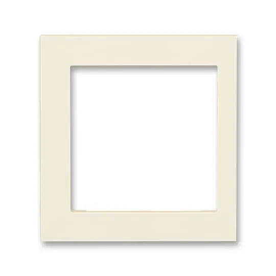 3901H-A00255 17  Rámeček jednonásobný s otvorem 55×55, krajní, slonová kost